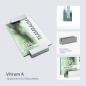 Preview: Tuerschild VITRUM A Glasschild fuer Buero 130 200 mm